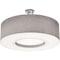 Afx Montclair 30in. LED Semi-Flush Mount, Satin Nickel Finish, Grey Shade MCF3044L5AJUD-GYSF - alternate 1